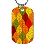 Autumn Leaves Dog Tag (Two Sides)