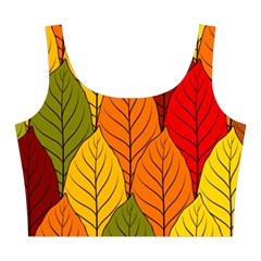Autumn Leaves Midi Sleeveless Dress from ArtsNow.com Top Front