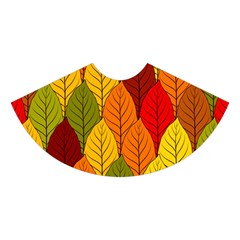Autumn Leaves Midi Sleeveless Dress from ArtsNow.com Skirt Back