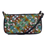 Multicolored Collage Print Pattern Mosaic Shoulder Clutch Bag