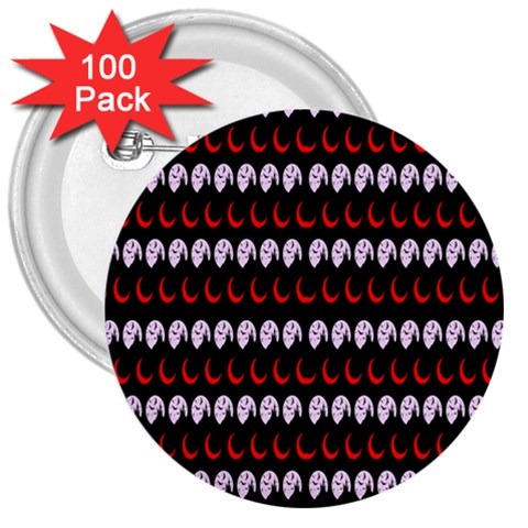 Halloween 3  Buttons (100 pack)  from ArtsNow.com Front
