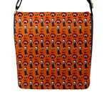 Halloween Flap Closure Messenger Bag (L)