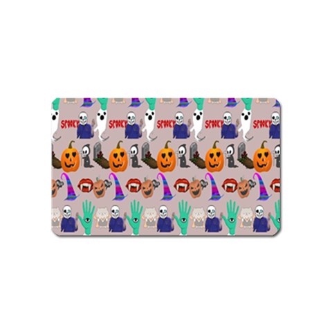 Halloween Magnet (Name Card) from ArtsNow.com Front