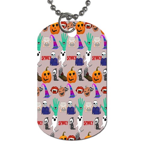 Halloween Dog Tag (Two Sides) from ArtsNow.com Front