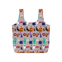 Halloween Full Print Recycle Bag (S) from ArtsNow.com Back