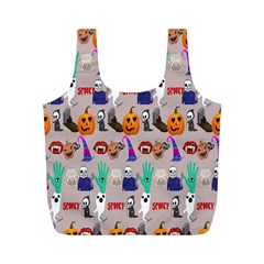 Halloween Full Print Recycle Bag (M) from ArtsNow.com Back