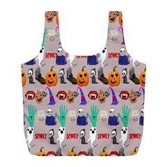 Halloween Full Print Recycle Bag (L) from ArtsNow.com Back