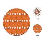 Halloween Playing Cards Single Design (Round)