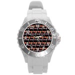 Halloween Round Plastic Sport Watch (L)