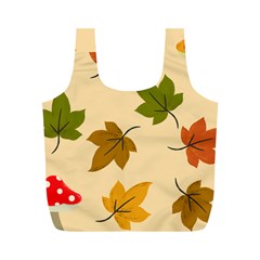 Autumn Leaves Full Print Recycle Bag (M) from ArtsNow.com Front