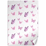 Pink Purple Butterfly Canvas 20  x 30 