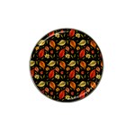 Golden Orange Leaves Hat Clip Ball Marker