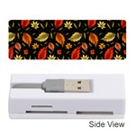 Golden Orange Leaves Memory Card Reader (Stick)