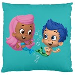 BUBBLE GUPPIES CUSTOM MADE CUSHION CASE 20  X 20  Large Cushion Case (Two Sides)