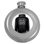 Tic Tac Monster Round Hip Flask (5 oz)