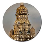 Salvo Palace Exterior View, Montevideo, Uruguay Round Mousepads