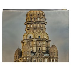 Salvo Palace Exterior View, Montevideo, Uruguay Cosmetic Bag (XXXL) from ArtsNow.com Back