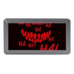 Demonic Laugh, Spooky red teeth monster in dark, Horror theme Memory Card Reader (Mini)