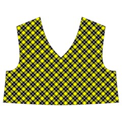 Cute yellow tartan pattern, classic buffalo plaid theme Kids  Midi Sailor Dress from ArtsNow.com Front Top