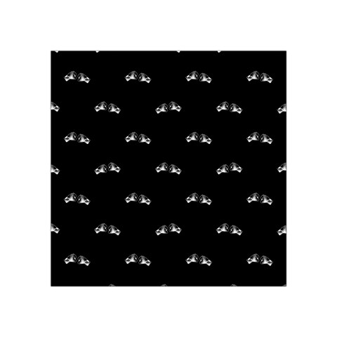 Black And White Boxing Motif Pattern Square Tapestry (Small) from ArtsNow.com Front