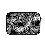 Tropical leafs pattern, black and white jungle theme Apple MacBook Pro 13  Zipper Case