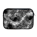 Tropical leafs pattern, black and white jungle theme Apple MacBook Pro 17  Zipper Case