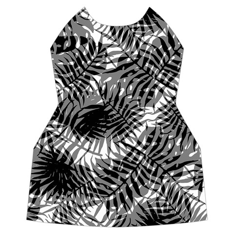 Tropical leafs pattern, black and white jungle theme Women s Long Sleeve Raglan Tee from ArtsNow.com Front