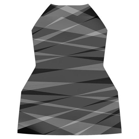 Abstract geometric pattern, silver, grey and black colors Women s Long Sleeve Raglan Tee from ArtsNow.com Back