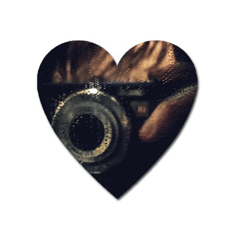 Creative Undercover Selfie Heart Magnet from ArtsNow.com Front