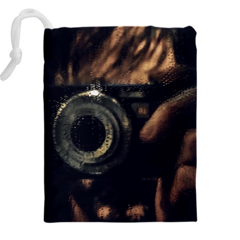 Creative Undercover Selfie Drawstring Pouch (5XL) from ArtsNow.com Back