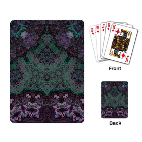 Mandala Corset Playing Cards Single Design (Rectangle) from ArtsNow.com Back