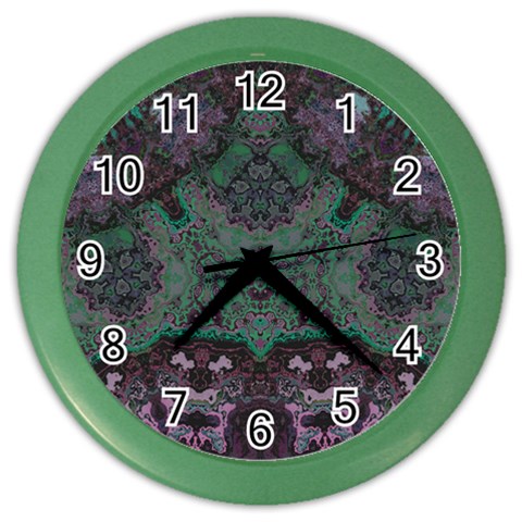 Mandala Corset Color Wall Clock from ArtsNow.com Front