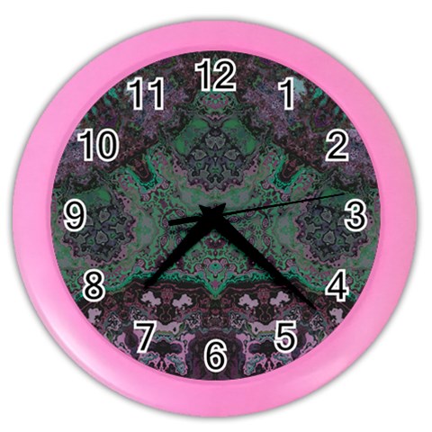 Mandala Corset Color Wall Clock from ArtsNow.com Front