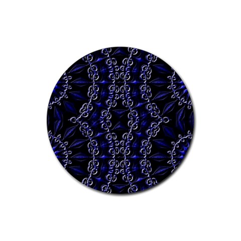 Mandala Cage Rubber Round Coaster (4 pack)  from ArtsNow.com Front