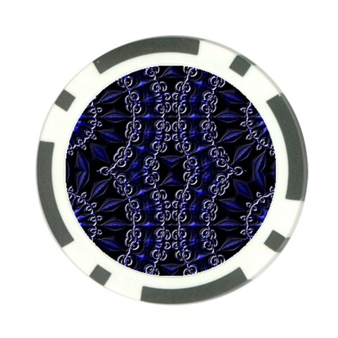 Mandala Cage Poker Chip Card Guard from ArtsNow.com Front