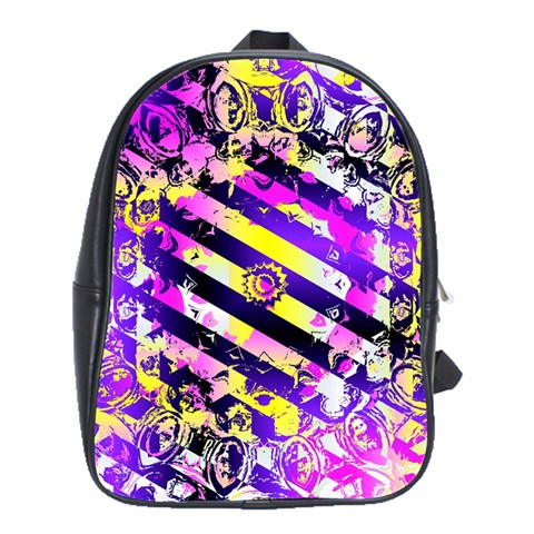Pop Punk Mandala School Bag (Large) from ArtsNow.com Front