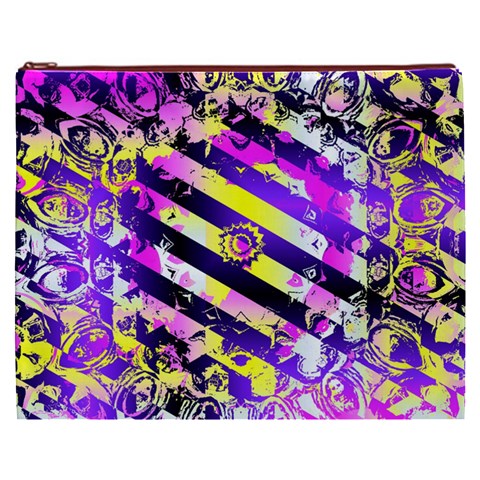 Pop Punk Mandala Cosmetic Bag (XXXL) from ArtsNow.com Front
