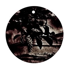 Dark Spring Round Ornament (Two Sides) from ArtsNow.com Back