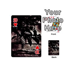 Dark Spring Playing Cards 54 Designs (Mini) from ArtsNow.com Front - Heart10