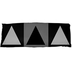 Gray and black Triangles Body Pillow Case Dakimakura (Two Sides)