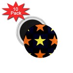 Color Stars 1.75  Magnets (10 pack) 