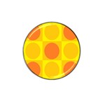 Orange Yellow Hat Clip Ball Marker (4 pack)