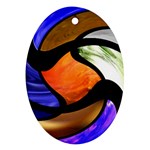 Colorful group Oval Ornament (Two Sides)
