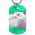 Crackling Green Dog Tag (Two Sides)