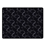 Gray Swirls Double Sided Fleece Blanket (Small) 