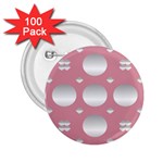 Pinky 2.25  Buttons (100 pack) 