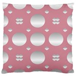 Pinky Large Flano Cushion Case (Two Sides)