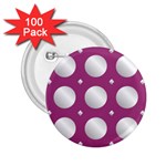 Silvery purple 2.25  Buttons (100 pack) 