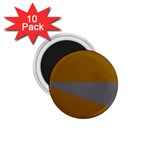 Orange and gray Saw 1.75  Magnets (10 pack) 