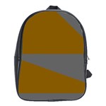 Orange and gray Saw School Bag (Large)